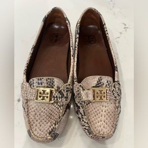 Tory Burch Kendrick Python Driving Moccasin!